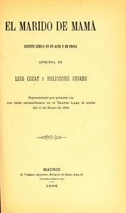 Tapa de El marido de mamá