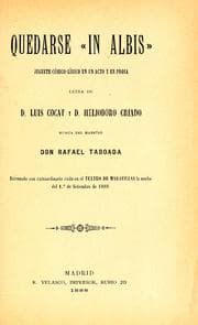 Tapa de Quedarse "in albis"