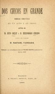 Tapa de Dos chicos en grande
