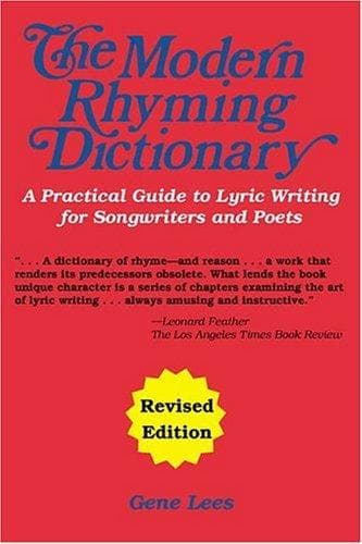 Tapa de The Modern Rhyming Dictionary  Edition