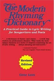Tapa de The Modern Rhyming Dictionary Edition