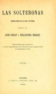 Tapa de Las solteronas