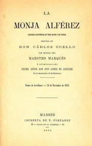 Tapa de La monja Alférez