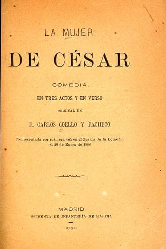 Tapa de La mujer de César