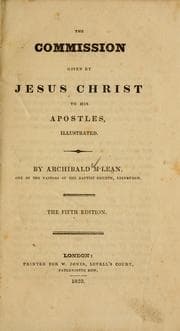 Tapa de The commission given by Jesus Christ to his apostles, illustrated