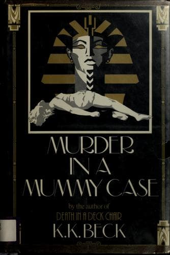 Tapa de Murder in a mummy case