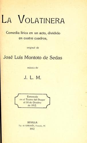 Tapa de La volatinera