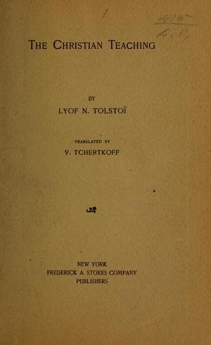Tapa de The Christian teaching