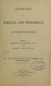 Tapa de Theological encyclopædia and methodology