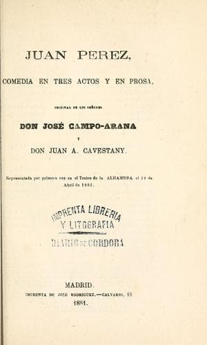 Tapa de Juan Pérez