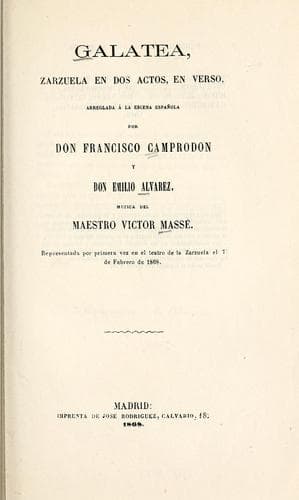 Tapa de Galatea