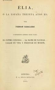 Tapa de Elia o la España treinta años ha