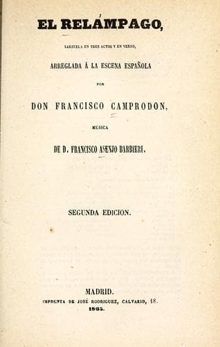 Tapa de El relámpago