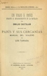 Tapa de Un viaje á París durante el establecimento de la República