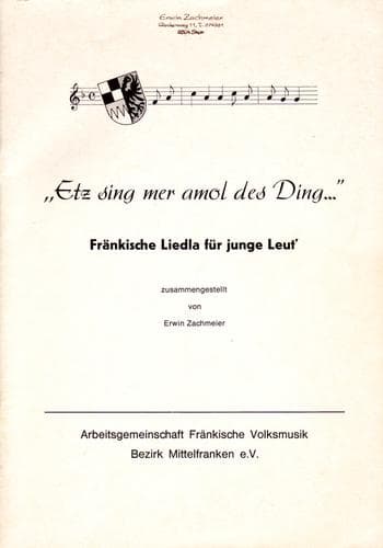 Tapa de "Etz sing mer amol des Ding..."
