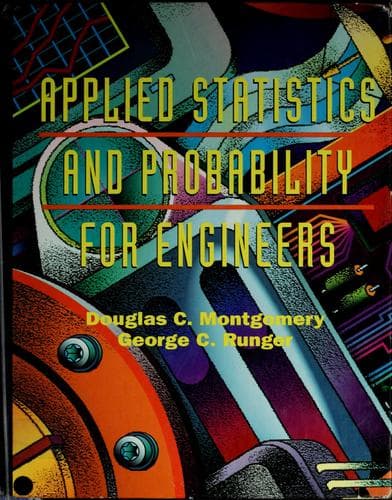 Tapa de Applied statistics and probability for engineers