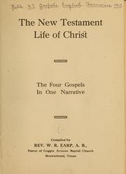 Tapa de The New Testament life of Christ