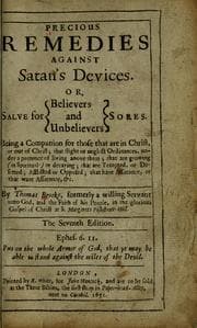Tapa de Precious remedies against satan's devices