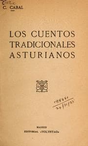 Tapa de Los cuentos tradicionales asturianos