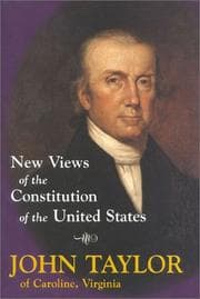 Tapa de New Views of the Constitution