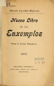 Tapa de Nuevo libro de los enxemplos