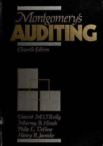 Tapa de Montgomery's Auditing.