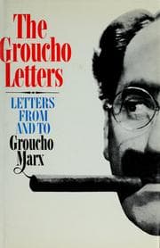 Tapa de The Groucho letters