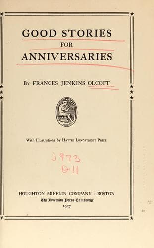 Tapa de Good stories for anniversaries
