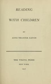 Tapa de Reading with children