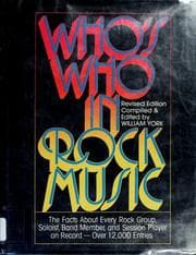 Tapa de Who's who in rock music