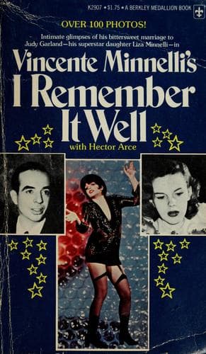 Tapa de Vincente Minnelli's I remember it well