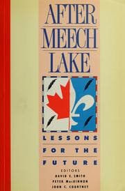 Tapa de After Meech Lake