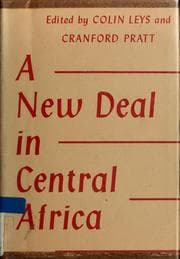 Tapa de A new deal in Central Africa