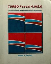 Tapa de Turbo Pascal 4.0/5.0