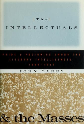 Tapa de The intellectuals and the masses