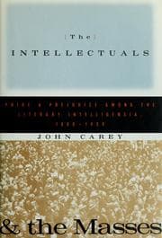 Tapa de The intellectuals and the masses