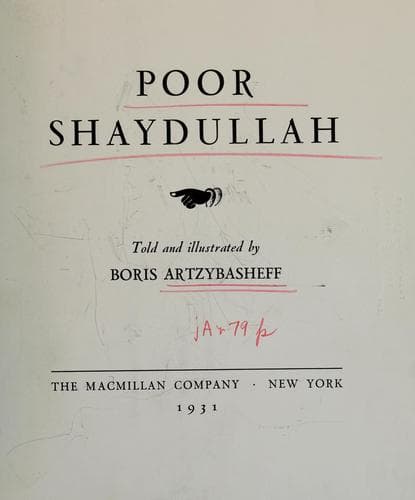 Tapa de Poor Shaydullah