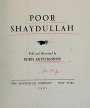 Tapa de Poor Shaydullah