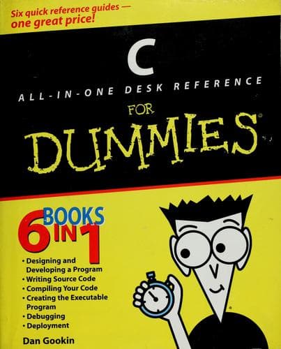 Tapa de C all-in-one desk reference for dummies