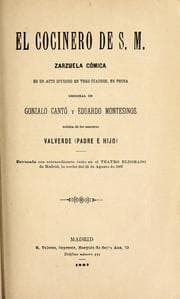 Tapa de El cocinero de S.M.