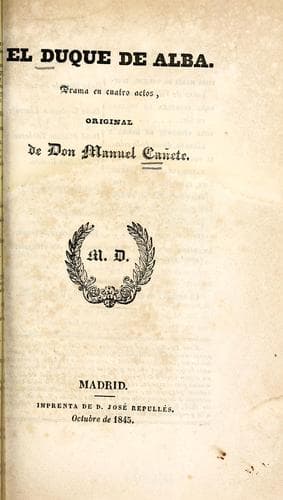Tapa de El duque de Alba
