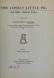 Tapa de The lonely little pig and other animal tales
