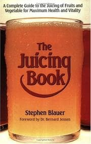 Tapa de The juicing book