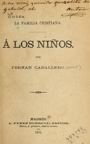 Tapa de Á los niños