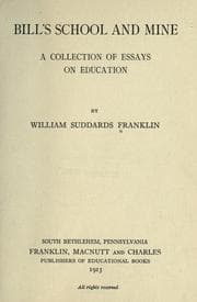 Tapa de Bill's school and mine; a collection of essays on education,