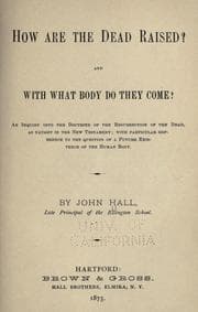 Tapa de How are the dead raised? and with what body do they come?