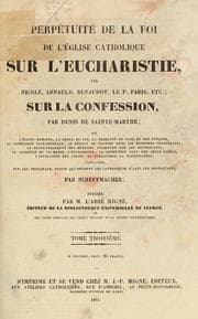 Tapa de Perpétuité de la foi de l'Église catholique sur l'eucharistie
