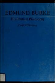 Tapa de Edmund Burke; his political philosophy