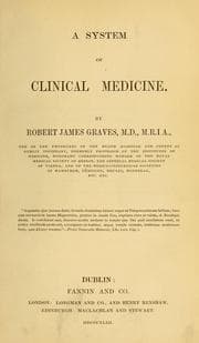 Tapa de A system of clinical medicine