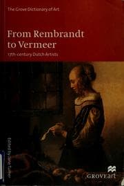 Tapa de From Rembrandt to Vermeer